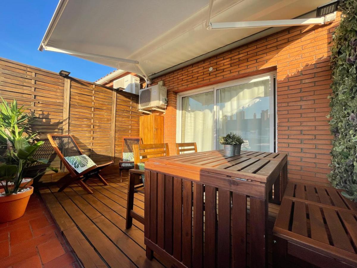 Barcelona Penthouse Private Terrace Sustainable Stay Keyless Access Buitenkant foto